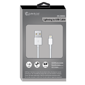 Lightning USB Cable – 1M SANSAI IPH-0900A