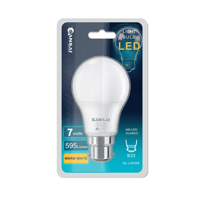 7W Led Light Bulb Sansai Gl-La606B