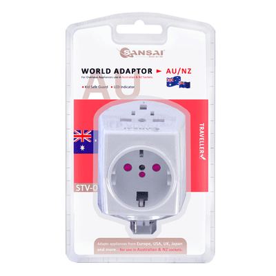 Universal Travel Adapter SANSAI STV-017