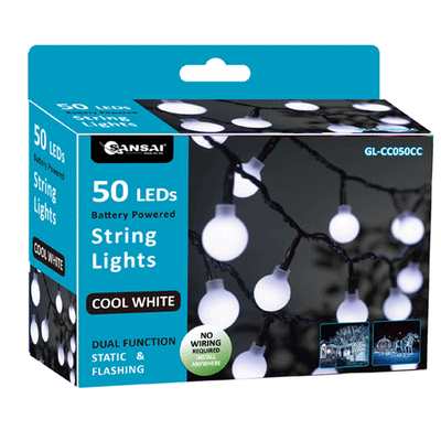LED Globe Decorative Lights SANSAI GL-CC050CC