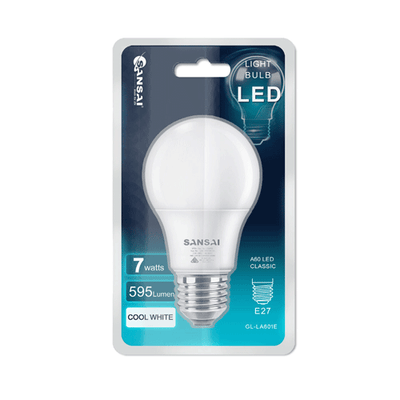 7W Led Light Bulb Sansai Gl-La601E