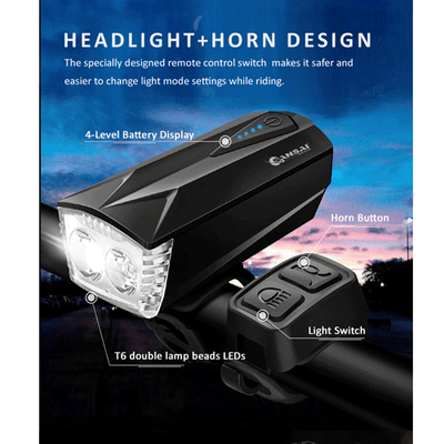 Rechargeable Bicycle Headlight SANSAI GL-B061