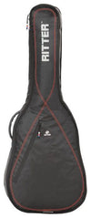 Classical Guitar Gig Bag Ritter RGP2-C/BRD Black-Red Padded Case