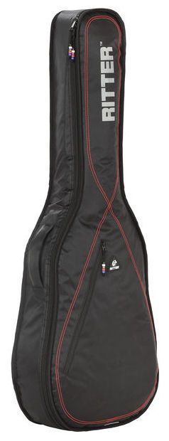 Classical Guitar Gig Bag Ritter RGP2-C/BRD Black-Red Padded Case