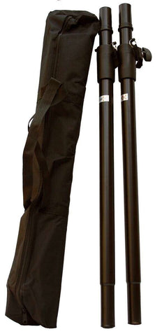 E-Lektron Adjust Speaker Stand Poles for Subwoofer Satellite PA System carry bag