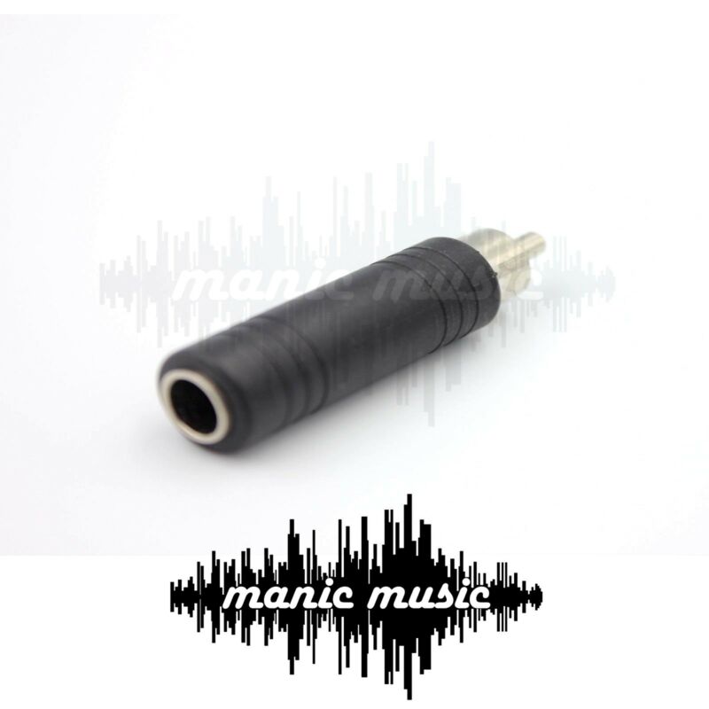 1/4 6.35mm Male Jack Plug to Dual Female Port Stereo Audio Splitter  Adapter AU